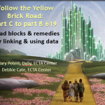 Follow the Yellow Brick Road from Part C to Part B 619: Road Blocks and Remedies for Linking and Using Data