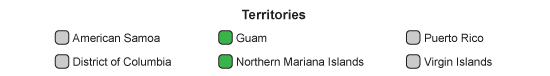 Territories Child Data Elements Linked or in 1 System: Guam: Yes for Part C and B for Guam, Northern Mariana Islands: Yes for Part C, No for Part B 619 