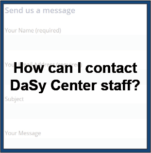 How can I contact DaSy Center staff?