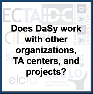 Does DaSy work with other organizations, TA centers, and projects?