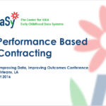 Performance Based Contracting in Part C
