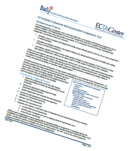 ECTA/DaSy System Framework Self-Assessment Comparison Tool | DaSy Center