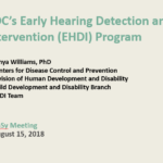 CDC's Early Hearing Detection and Intervention (EDHI) Program